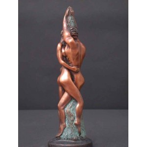Nude Couple Deco cast in Bronze Captivating piece solid and heavy   352003202775
